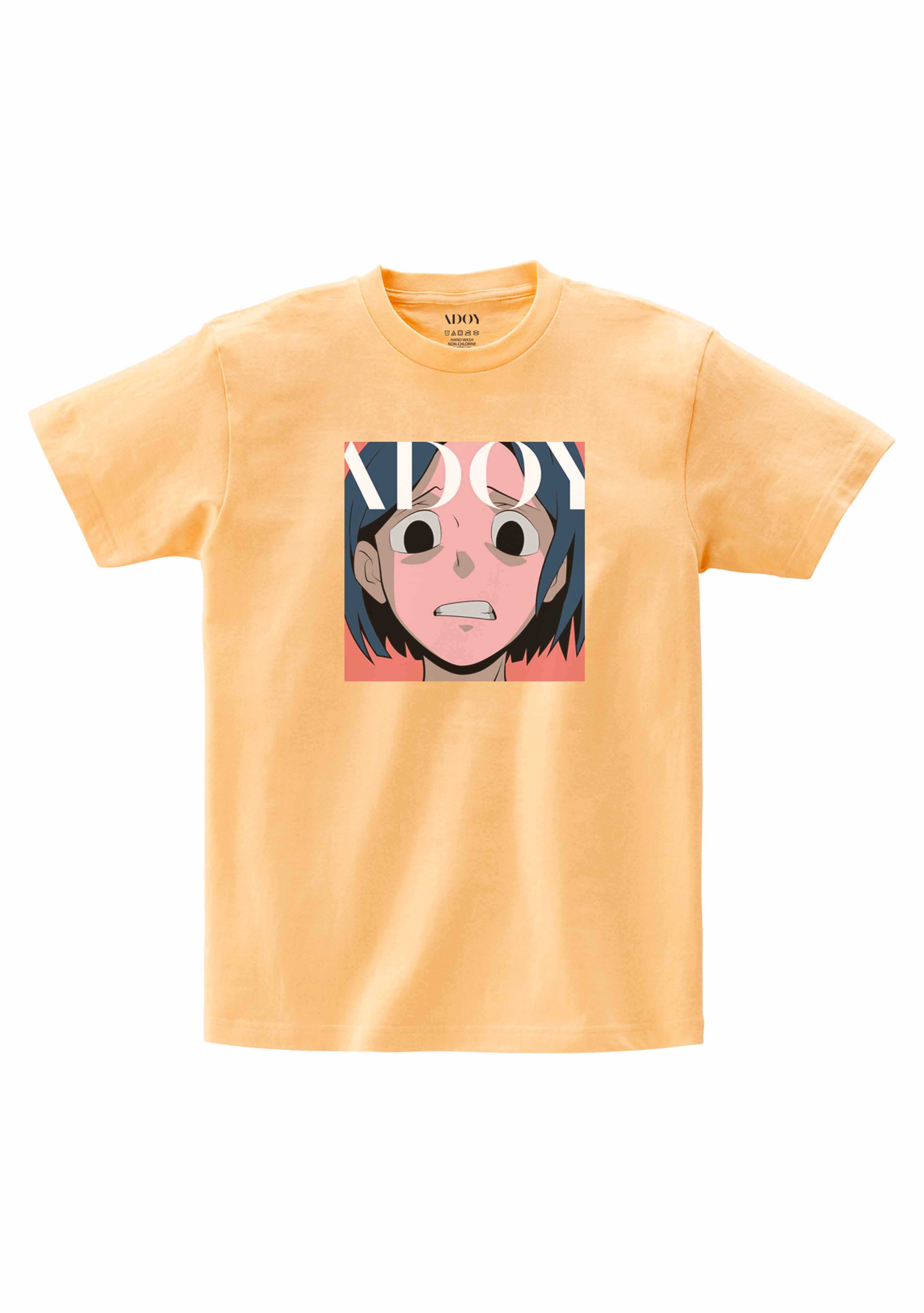 ADOY  collection Line T-Shirt (Vivid Orange)