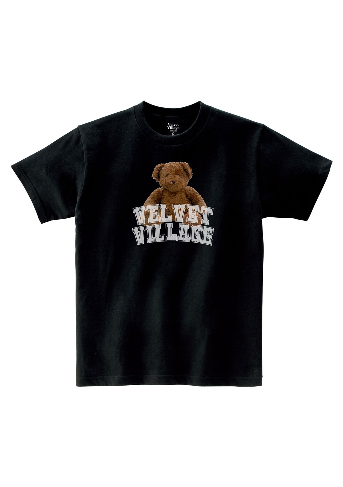 Velvet Big Bear T-shirt (Black)