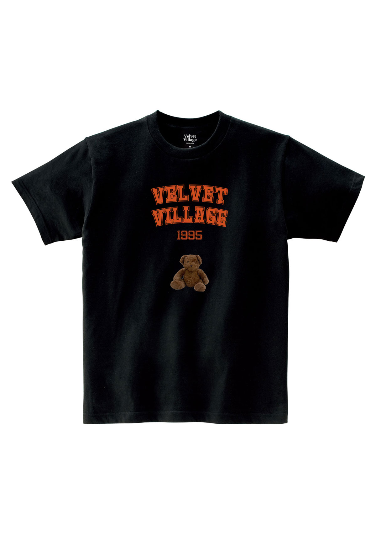 Velvet Bear T-shirt (Black)