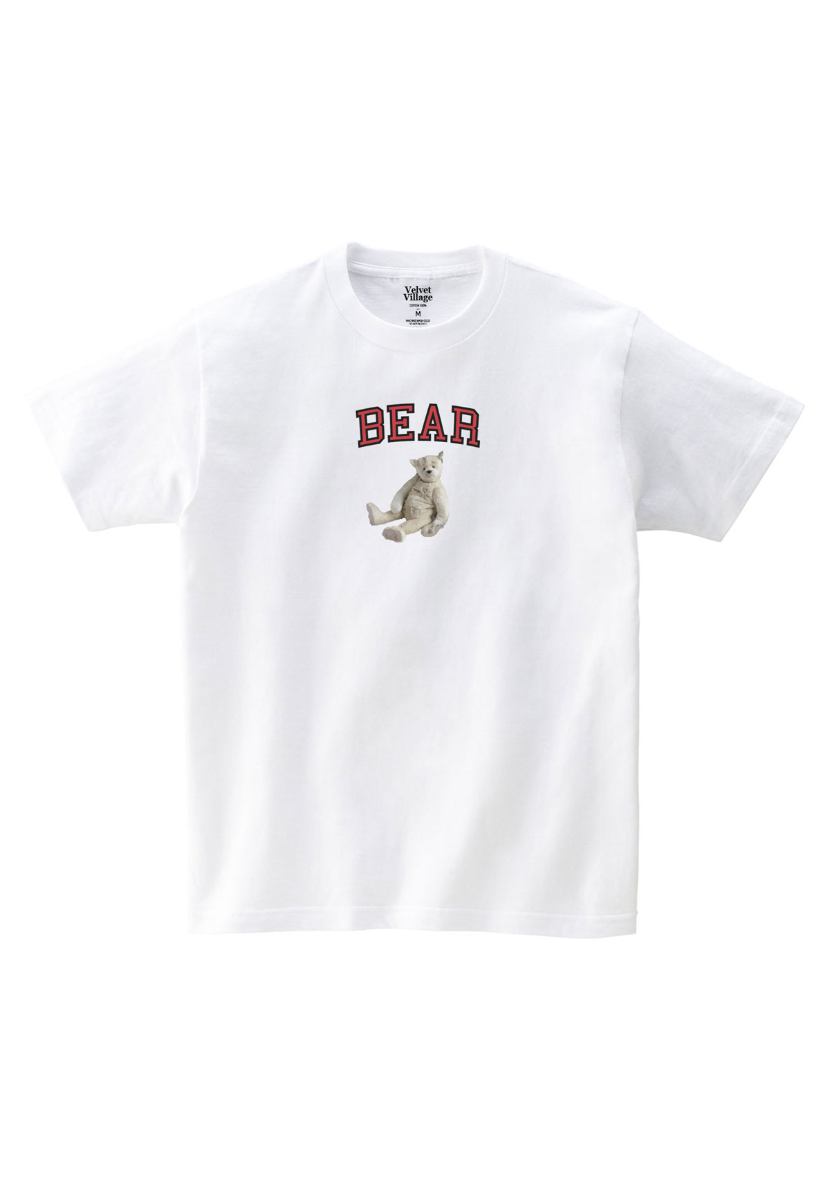 Velvet Mini Bear T-shirt (White)