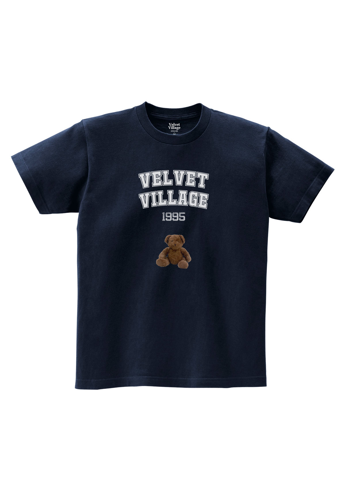 Velvet Bear T-shirt (Navy)