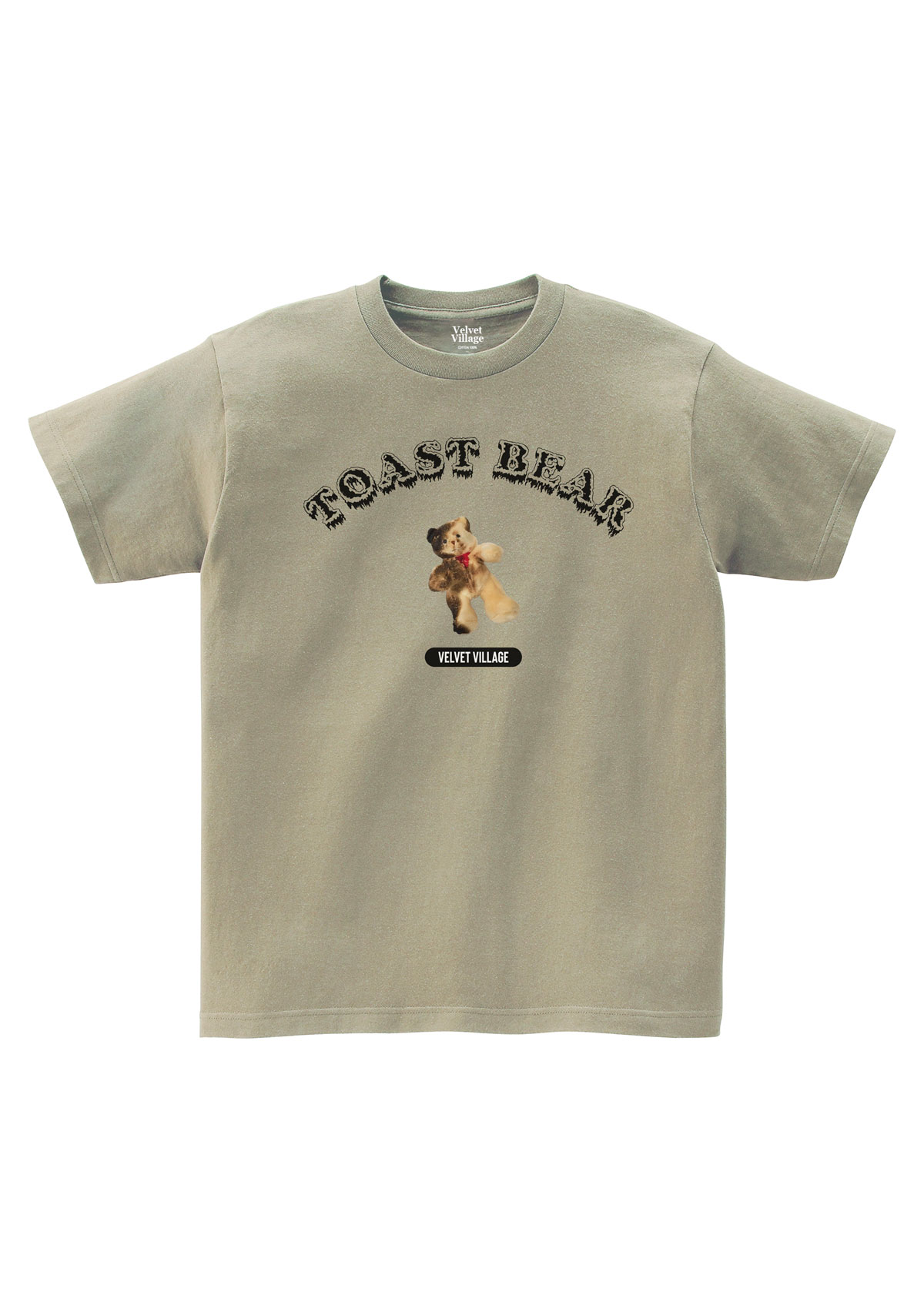 Velvet Toast Bear T-shirt (Beige)