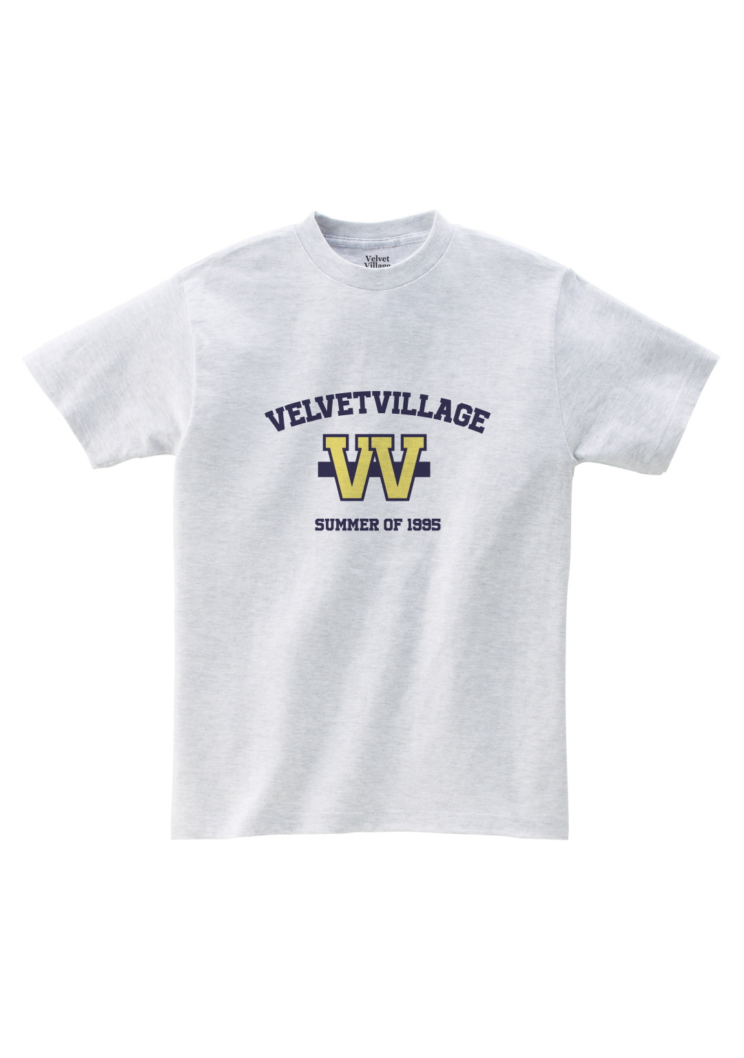 double V T-shirt (Melange Grey)