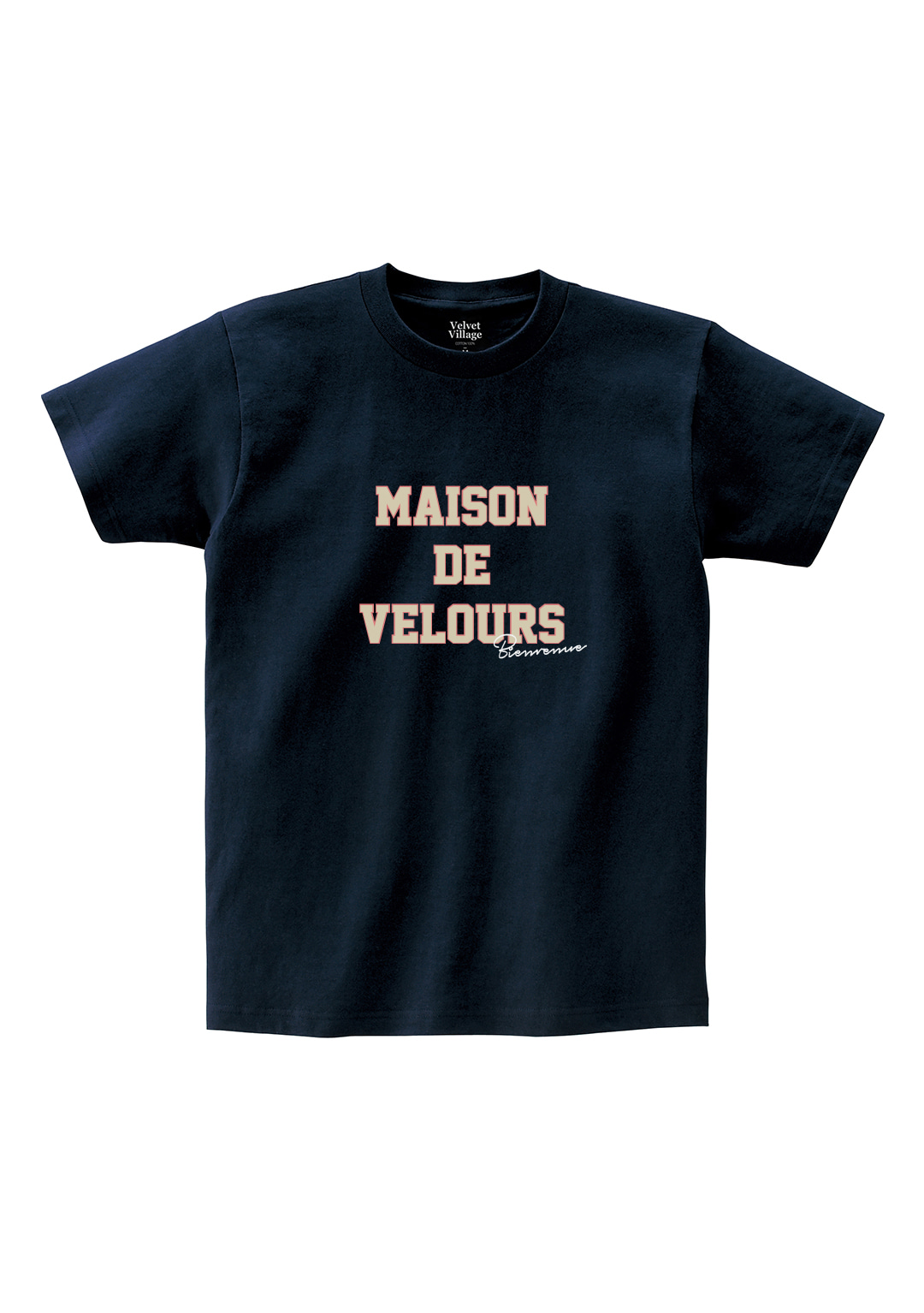 Maison Velours T-shirt (Navy)