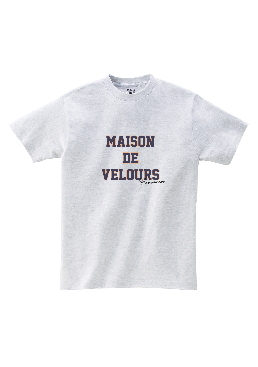 Maison Velours T-shirt (Melange Grey)