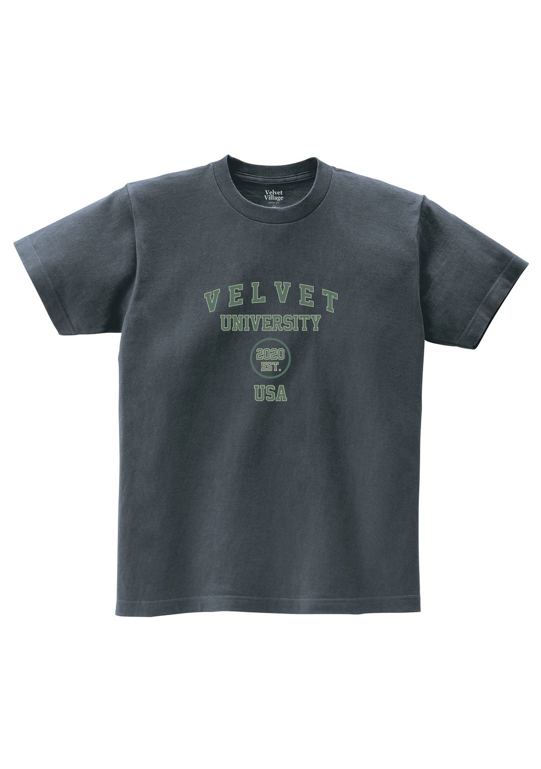 Velvet University T-shirt (Charcoal)