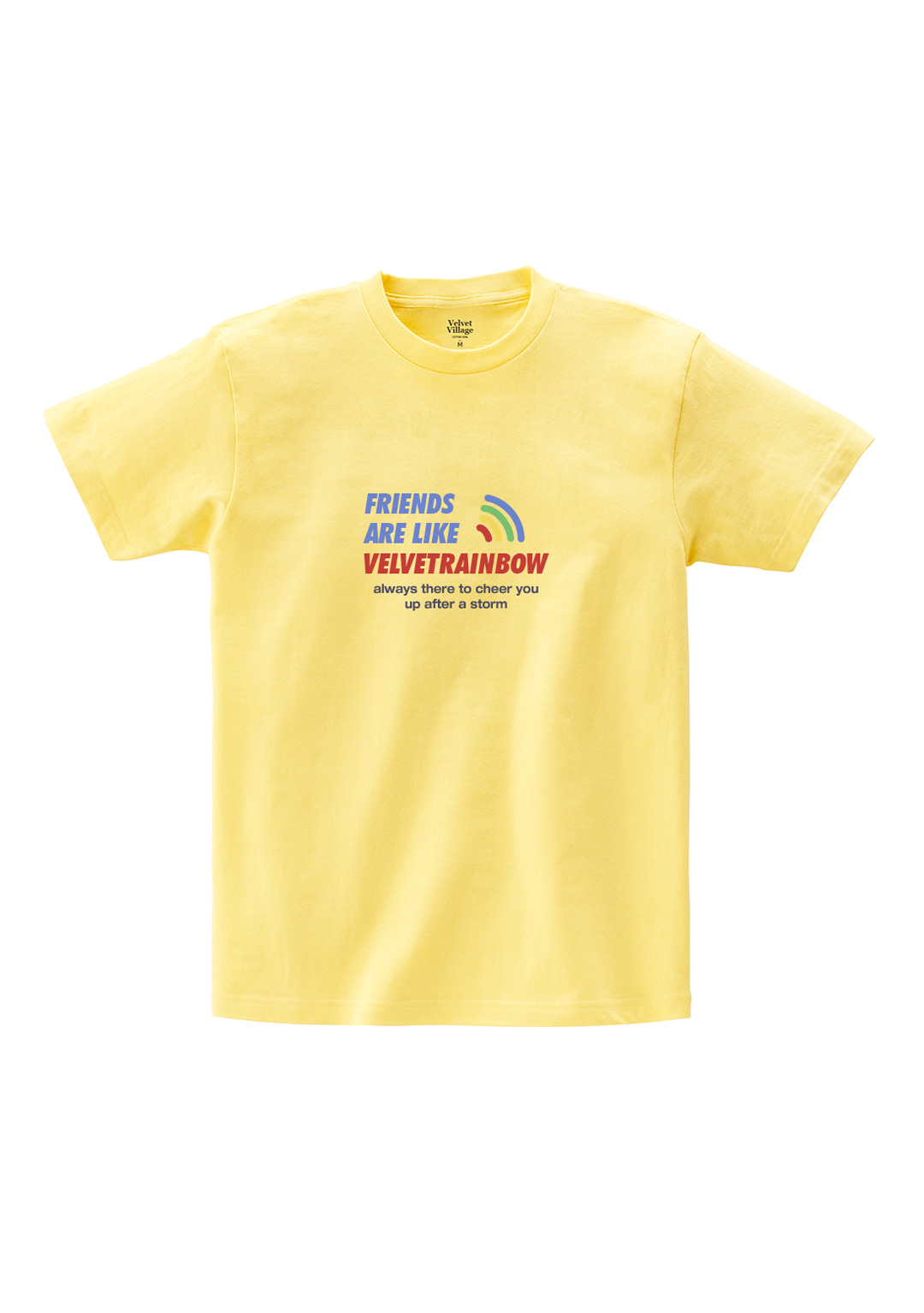 Rainbow T-shirt (Light Yellow)