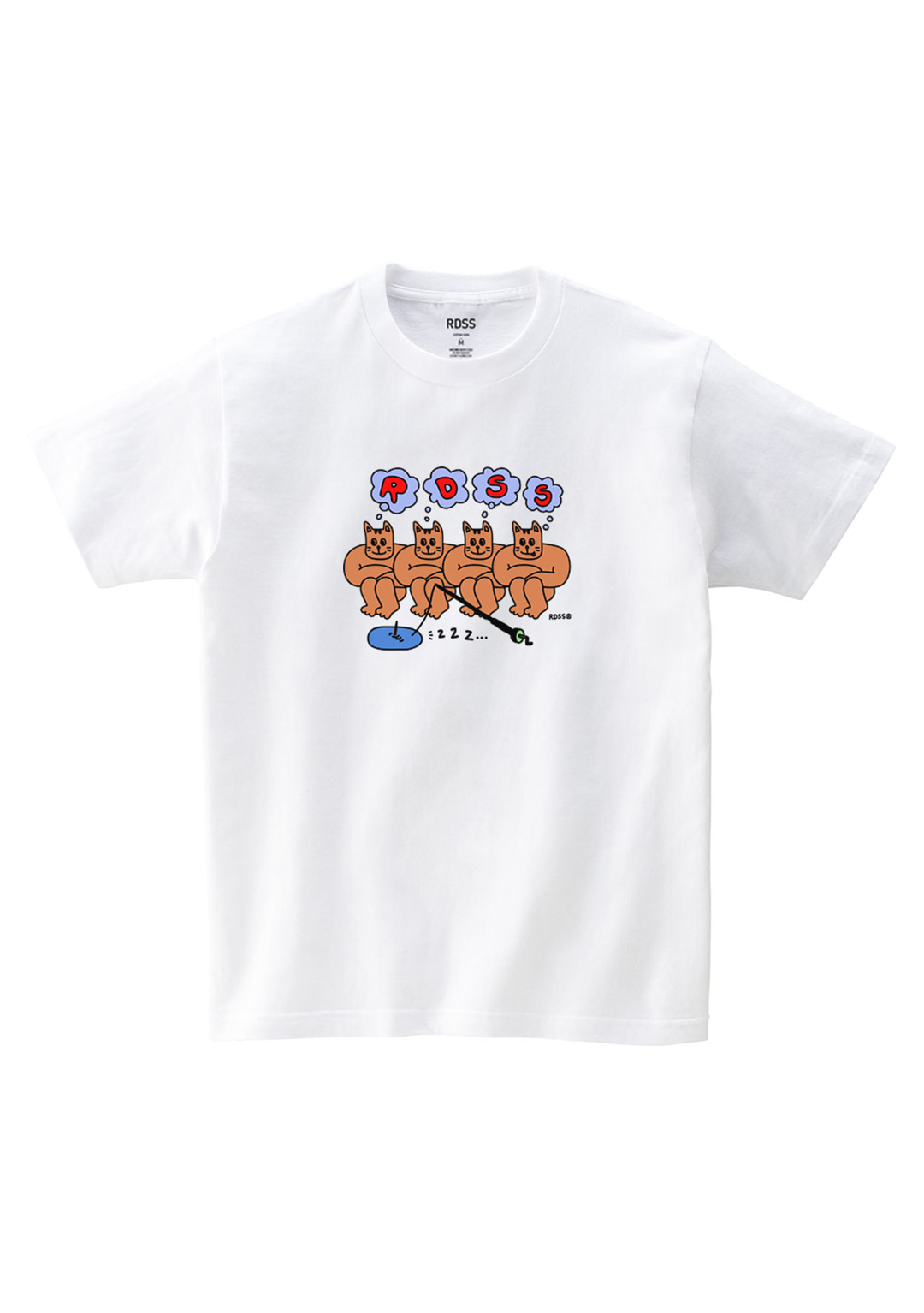 RDSS Fishing Cat T-Shirt (White)