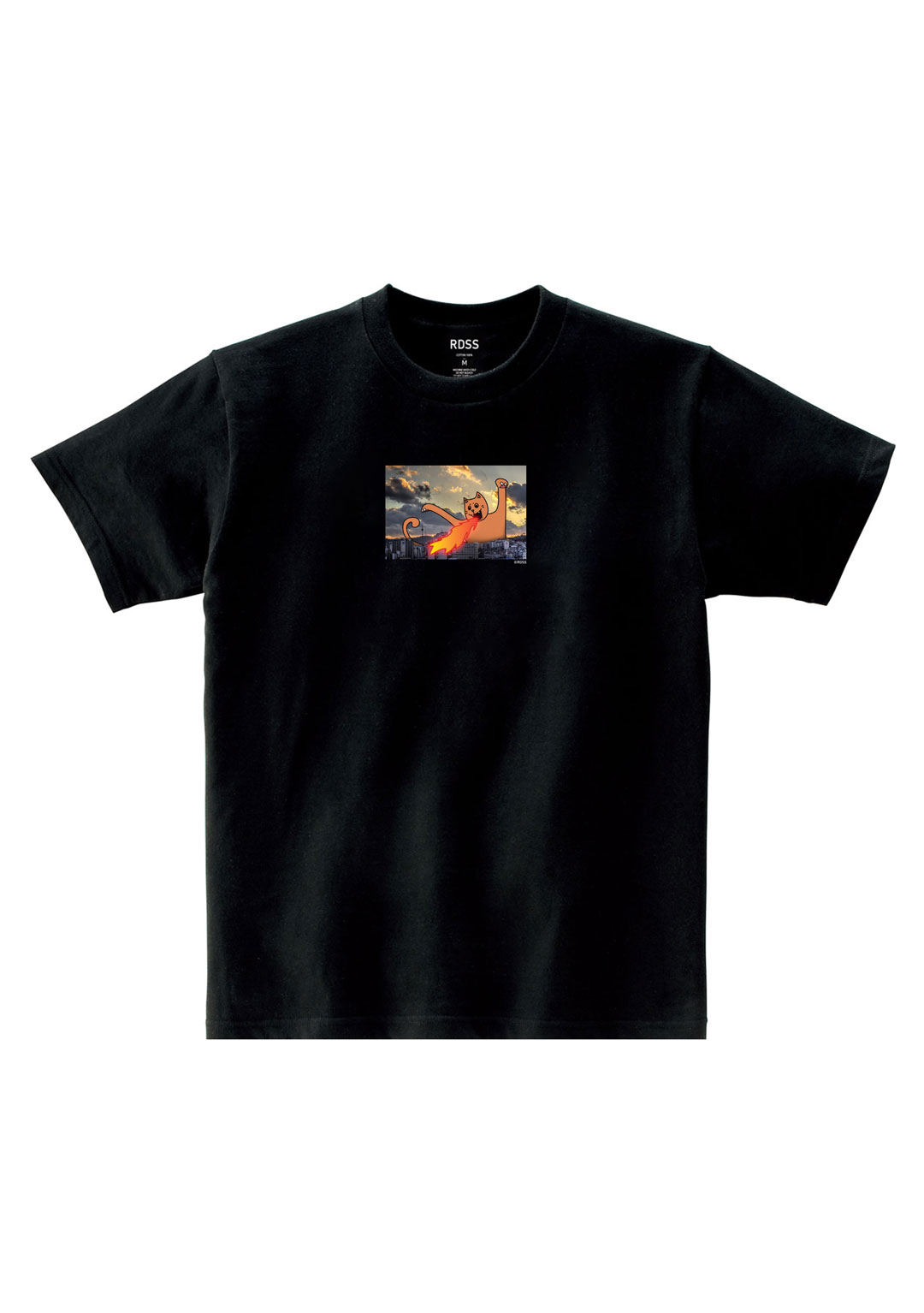 RDSS Fire Cat T-Shirt (Black)