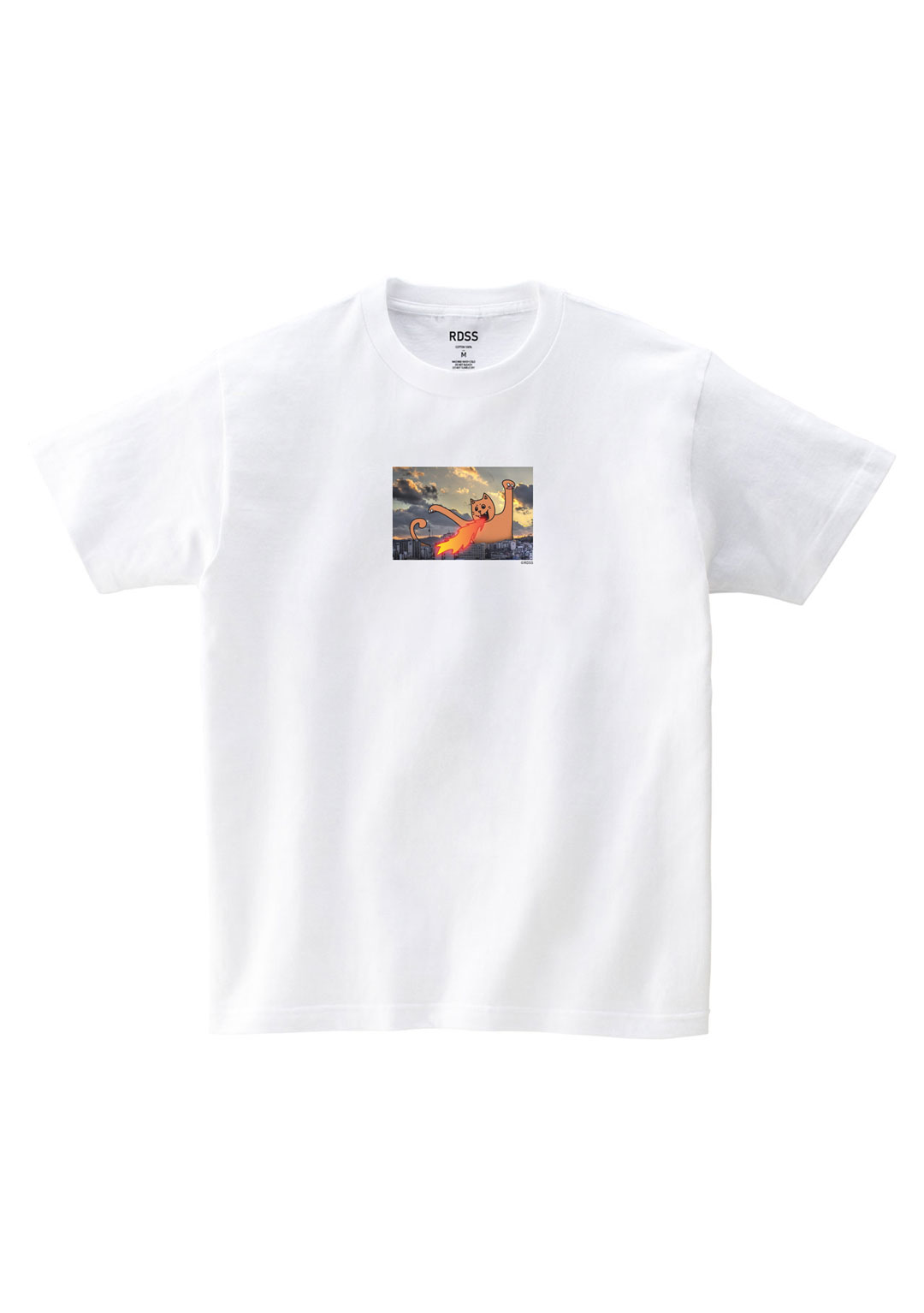 RDSS Fire Cat T-Shirt (White)