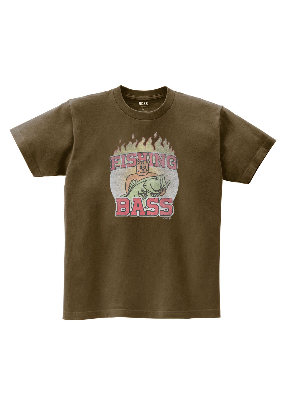 RDSS Bass Cat T-Shirt (Khaki Brown)