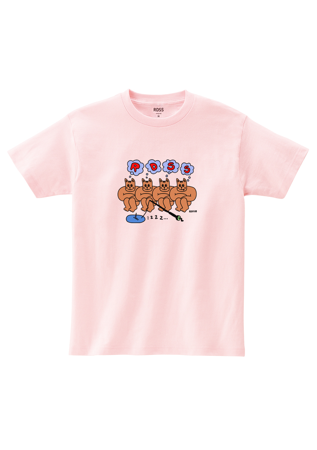 RDSS Fishing Cat T-Shirt (Pink)