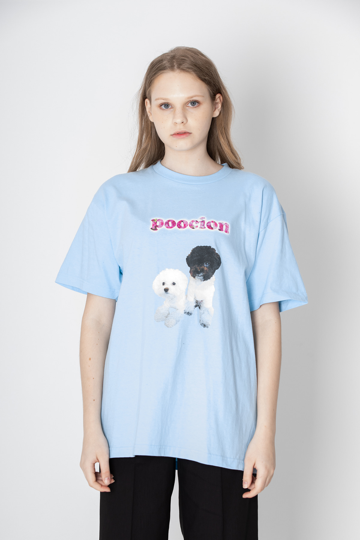 POOCION Twin T-shirt (Sky Blue)